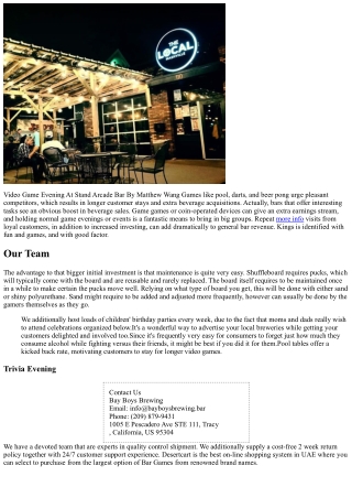 Ft Worth Game Video Games & Bar
