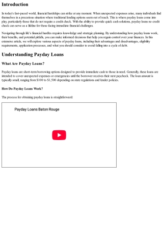 “Navigating Financial Hardships with payday loans no credit check.”