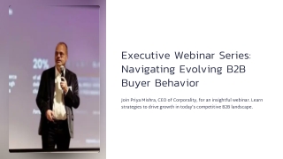 Executive Webinar Series