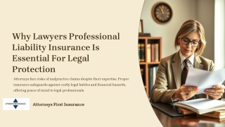 Why Lawyers Professional Liability Insurance Is Essential for Legal Protection
