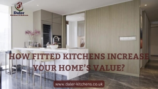 How Fitted Kitchens Increase Your Home’s Value ?