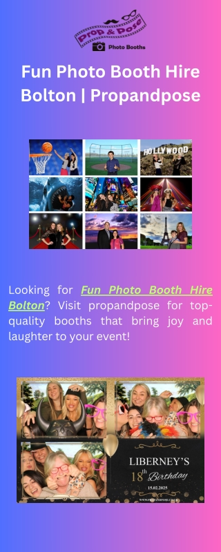 fun photo booth hire bolton propandpose