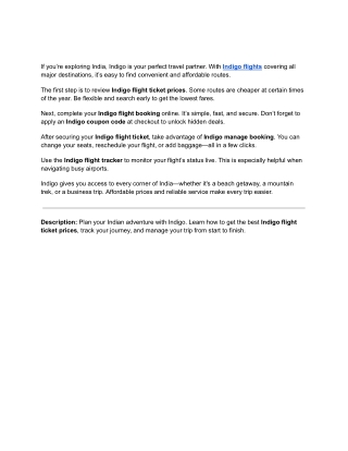 Discover India with Indigo_ Routes, Prices _ Booking Tips
