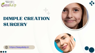 Dimple Creation Surgery