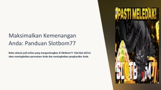 Slotbom77 link alternatif