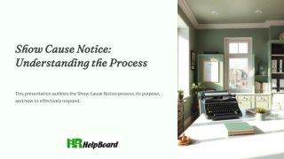 Show Cause Notice Format
