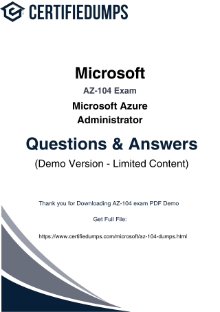 AZ-104 exam dumps