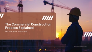 the commercial construction process explained