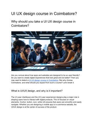 UI UX design course in Coimbatore_