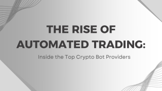 The Rise of Automated Trading Inside the Top Crypto Bot Providers