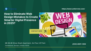 How to Eliminate Web Design Mistakes to Create Smarter Digital Presence in 2025?