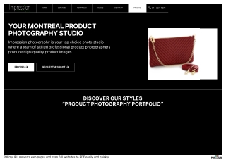 Best Montreal Product Photography Studio in Montreal
