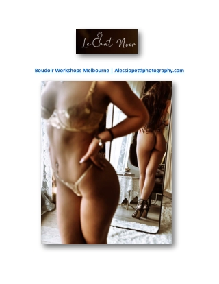 boudoir workshops melbourne