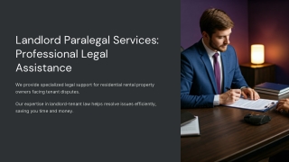 Expert Landlord Paralegal Service for Legal Rental Support