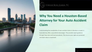 Why You Need a Houston-Based Attorney for Your Auto Accident Claim