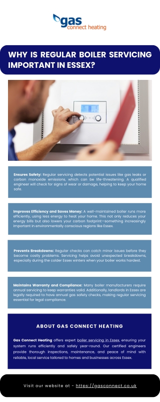 Why Is Regular Boiler Servicing Important in Essex?