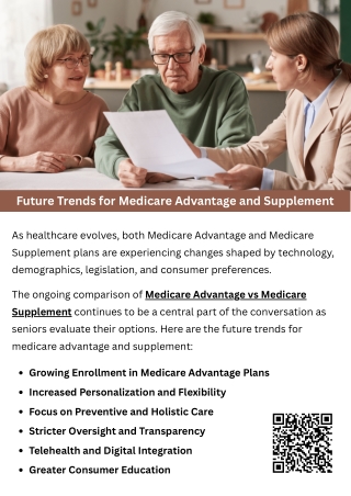 Future Trends for Medicare Advantage and Supplement