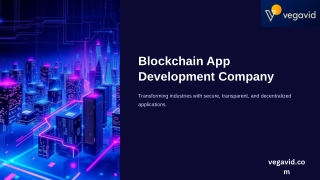 Leading Blockchain App Development Company | Secure & Scalable Solutions
