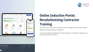 Simplify Training with an Online Induction Portal for Contractors