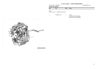 HURLIMANN xa 60 tradition Tier 3 Tractor Parts Catalogue Manual Instant Download (SN zkdcs80200th10001 and up)