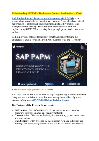 SAP PaPM Course in Hyderabad | Top SAP PaPM Training