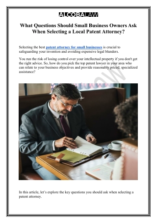 what questions should small business owners