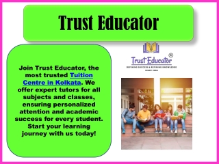 Top-Rated Tuition Centre in Kolkata for All Subjects – Trust Educator