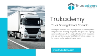 Master the Road with Trukademy's Driving Class in Calgary