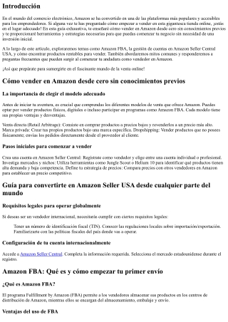 Comienza como un vendedor de Amazon España sin inversión inicial