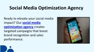 Social Media Optimization Agency