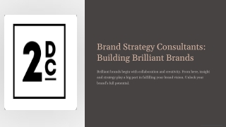 brand strategy consultants building brilliant