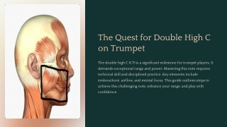 the quest for double high c on trumpet