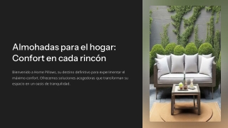 almohadas para el hogar confort en cada rinc n