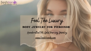 Timeless Style: Handcrafted Body Jewelry for Piercings