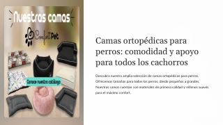 camas ortop dicas para perros comodidad y apoyo