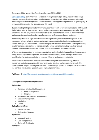 Driving Telco Efficiency Through Convergent Billing Integration