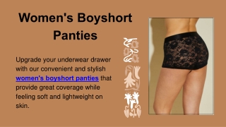 Women's Boyshort Panties