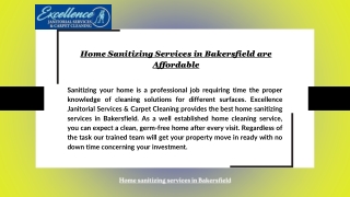 home sanitizing services in bakersfield