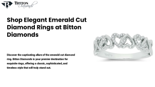 Shop Elegant Emerald Cut Diamond Rings