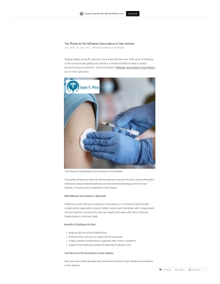 Top Places to Get Influenza Vaccinations in San Antonio