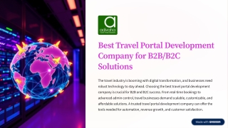 best travel portal development company