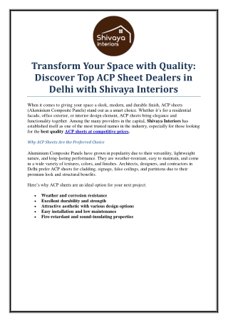 transform your space with quality discover