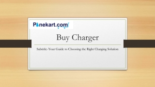Buy Charger