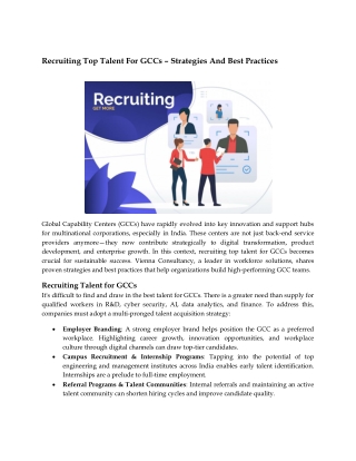recruiting top talent for gccs strategies