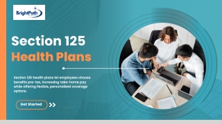 Understanding Section 125 Health Plans: Flexible Benefits for Employees