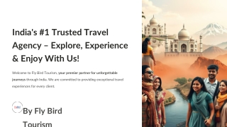 India's #1 Trusted Travel Agency – Explore, Experience & Enjoy With Us!
