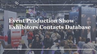 event production show exhibitors contacts database