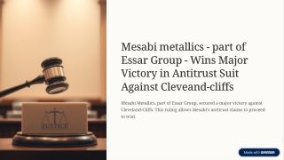 Mesabi-metallics-part-of-Essar-Group-Wins-Major-Victory-in-Antitrust-Suit-Against-Cleveand-cliffs
