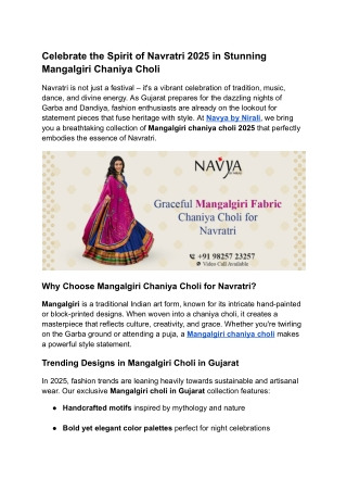 Celebrate the Spirit of Navratri 2025 in Stunning Kalamkari Chaniya Choli