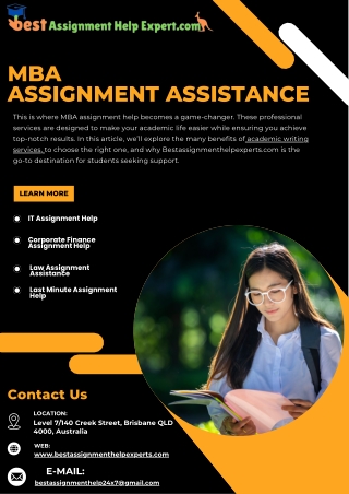 Best MBA Assignment Help Expert in Singapore, UAE, Canada, UK, USA, Australia &